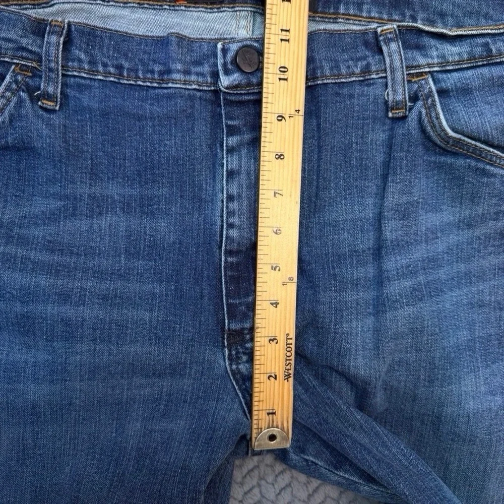 Wrangler FR Jeans Mens 40x29 Blue Straight Leg Advanced Comfort Flame Resistant